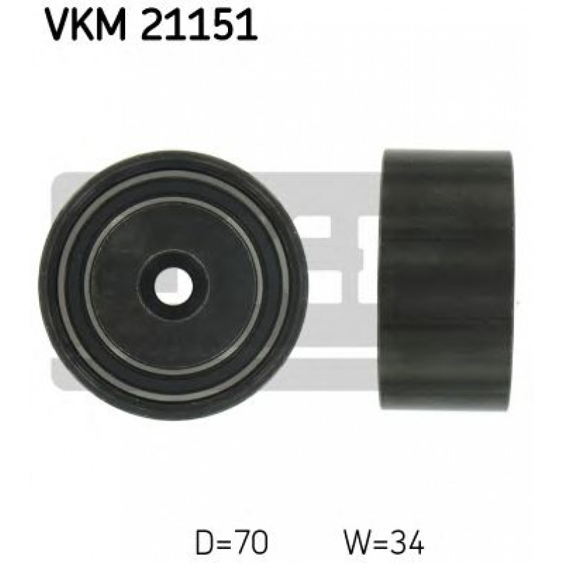 VKM 21151 SKF Обводний ролик
